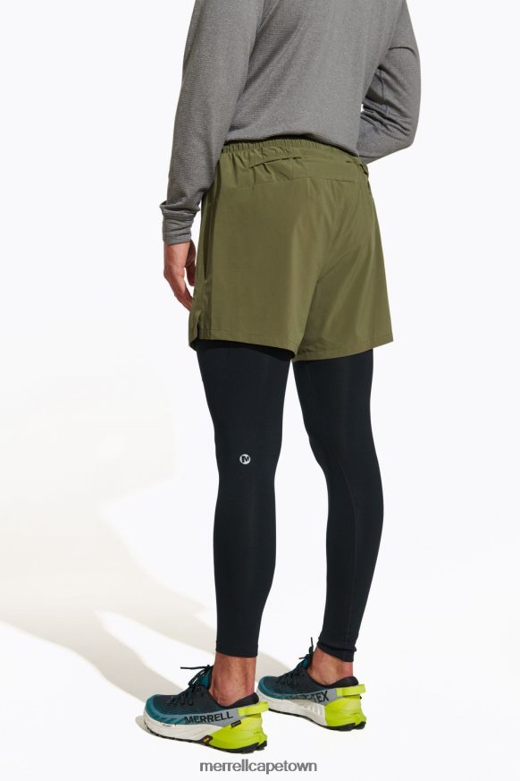 Dusty Olive F60FX2406 Trail Running Short (JMF26581-326) Merrell