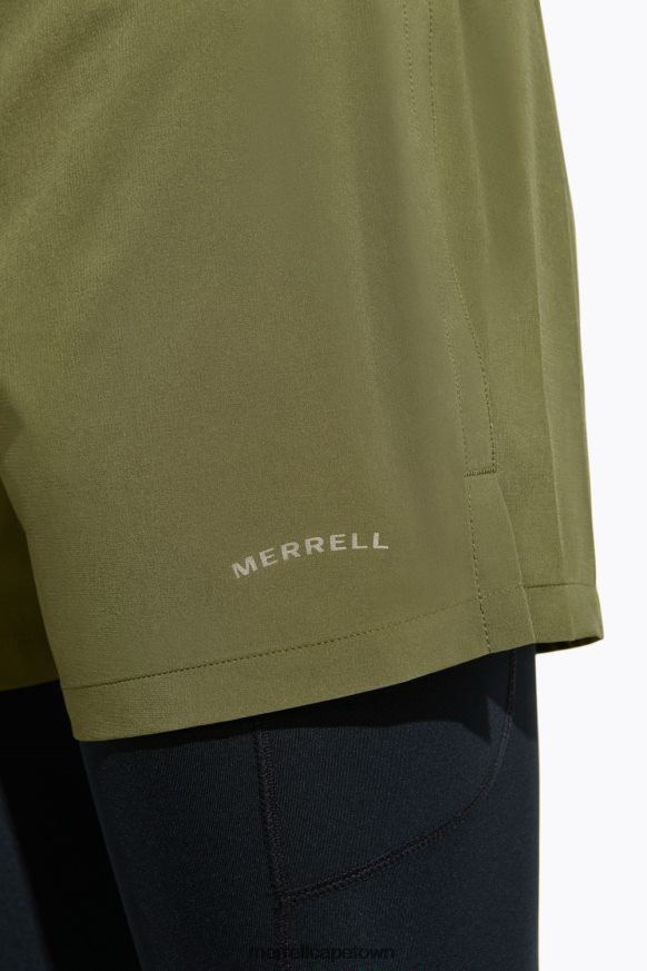 Dusty Olive F60FX2406 Trail Running Short (JMF26581-326) Merrell