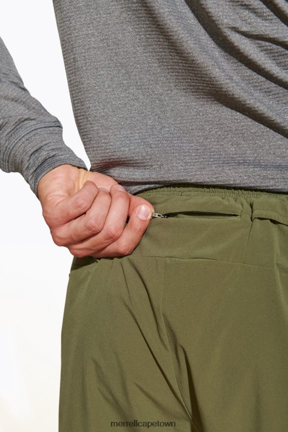 Dusty Olive F60FX2406 Trail Running Short (JMF26581-326) Merrell