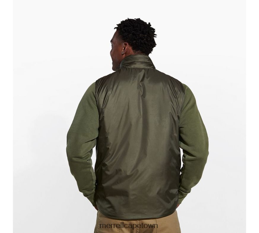 Dusty Olive F60FX2590 Geotex Insulated Vest (JMS26416-326) Merrell