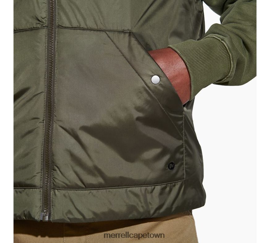 Dusty Olive F60FX2590 Geotex Insulated Vest (JMS26416-326) Merrell