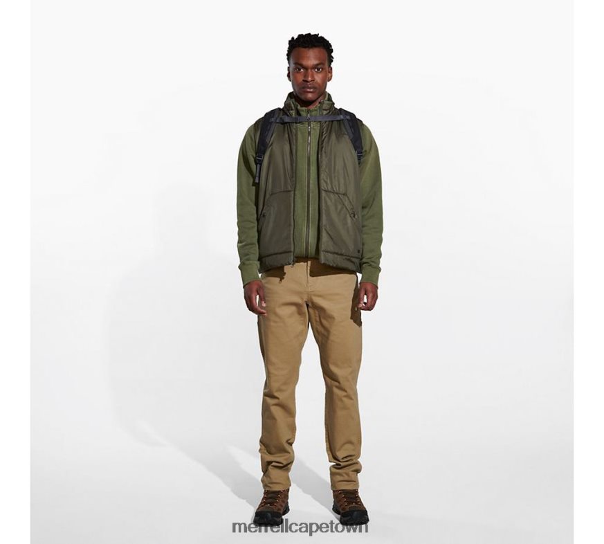 Dusty Olive F60FX2590 Geotex Insulated Vest (JMS26416-326) Merrell
