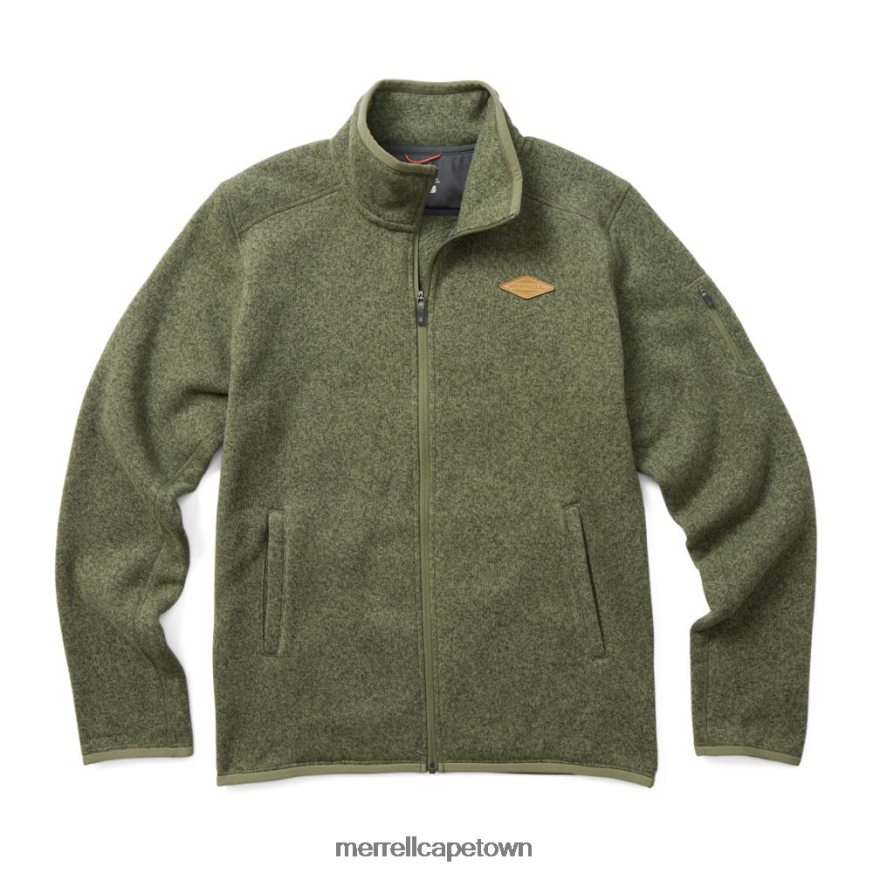 Dusty Olive Heather F60FX2429 Sweater Weather Full Zip (JMF26296-327) Merrell