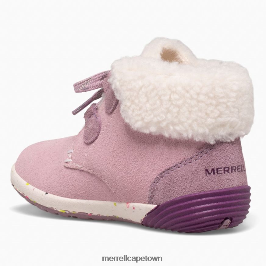 Dusty Pink F60FX21467 Bare Steps Cocoa Jr Boot (ML166246) Merrell