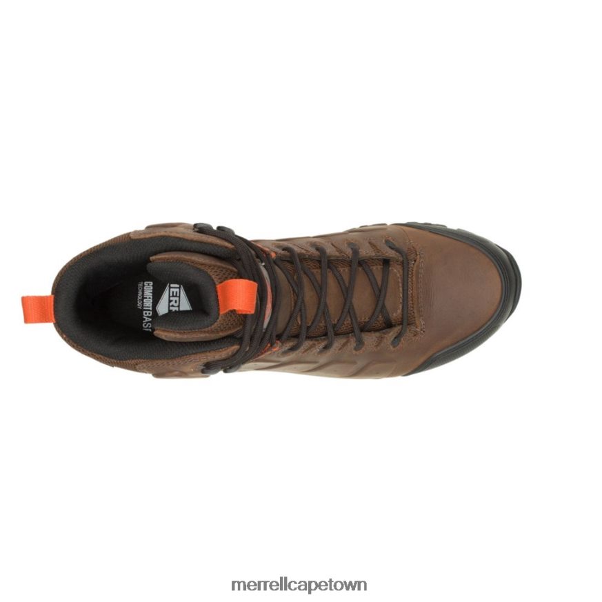 Earth/Orange F60FX2556 Phaserbound 2 Mid Waterproof SR (J005057) Merrell