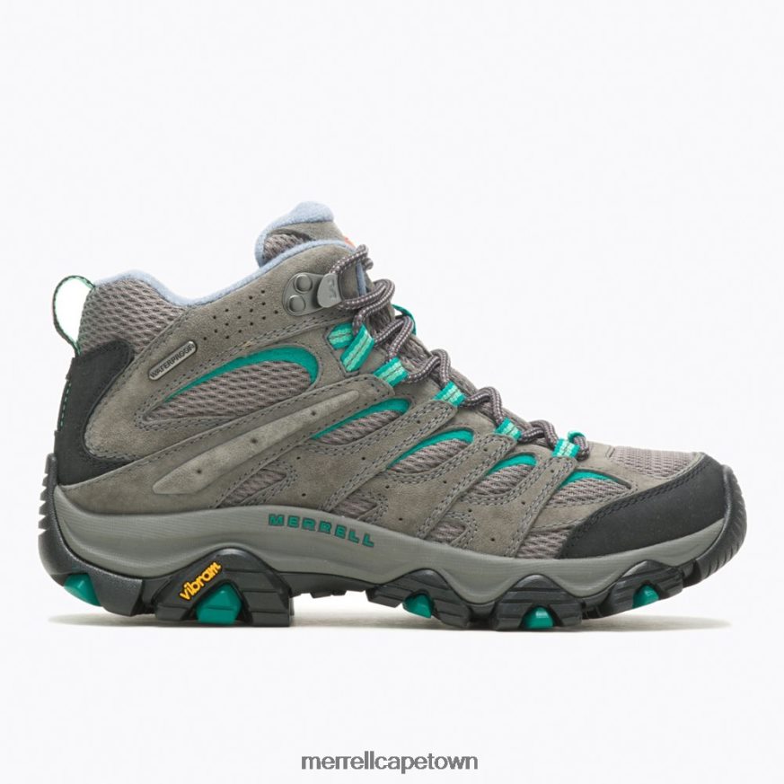 Granite/Marine F60FX21035 Moab 3 Mid Waterproof (J035850) Merrell