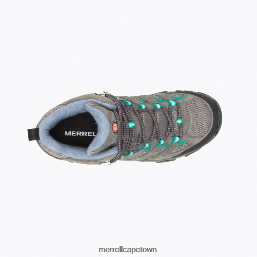 Granite/Marine F60FX21035 Moab 3 Mid Waterproof (J035850) Merrell