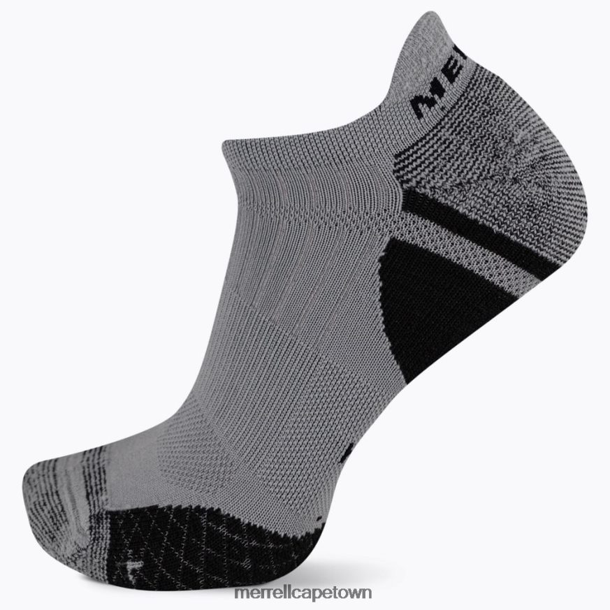 Gray F60FX2419 Cushion Trail Runner Tab Sock (JSS27023-050) Merrell