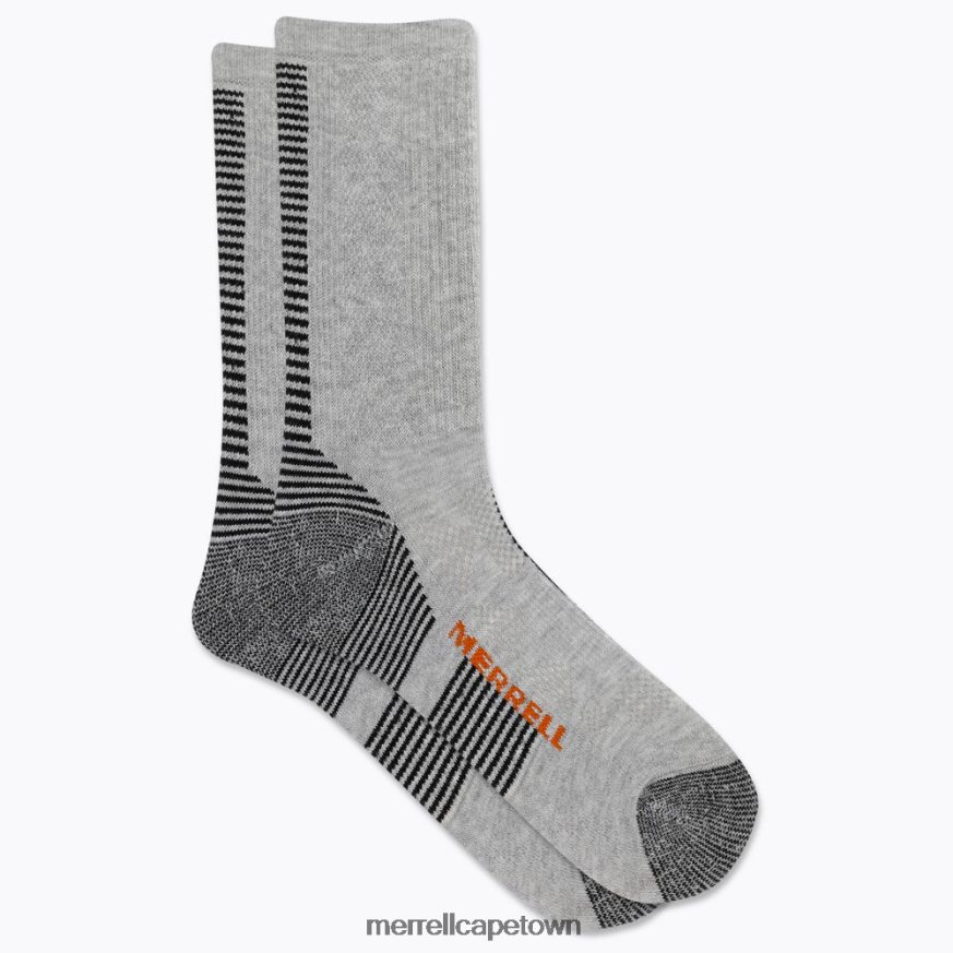 Gray Heather F60FX2228 Moab Speed Crew sock (JSS27016-020) Merrell