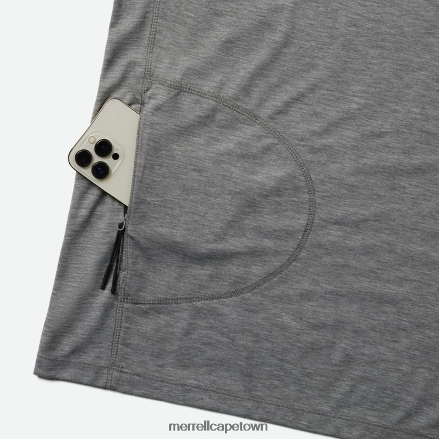 Grey Heather F60FX2335 Perfect Long Sleeve Tee with Tencel (JMS26862-050) Merrell