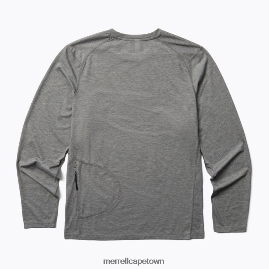 Grey Heather F60FX2335 Perfect Long Sleeve Tee with Tencel (JMS26862-050) Merrell