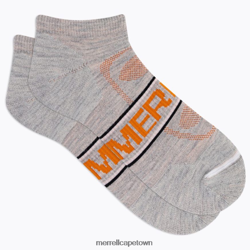 Grey Heather F60FX2522 Zoned Low Cut Hiker Sock (JSS27009-020) Merrell