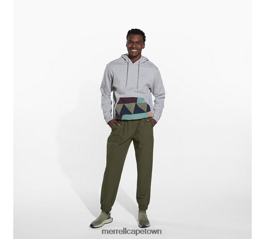 Grey Heather F60FX2557 Scrap Pullover Hoody (JMS26641-050) Merrell