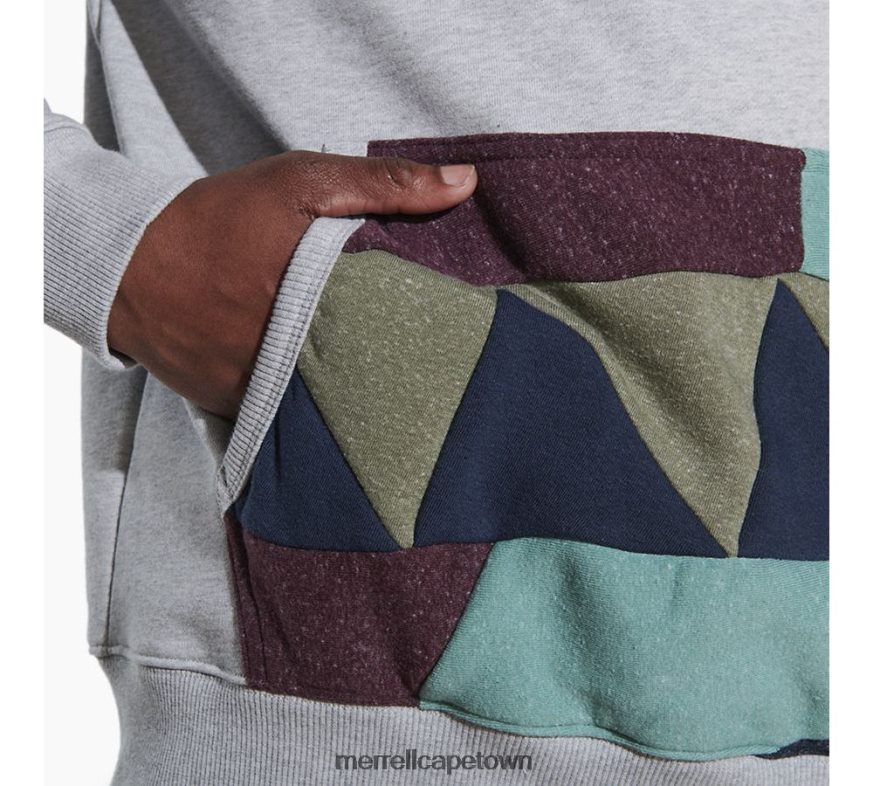 Grey Heather F60FX2557 Scrap Pullover Hoody (JMS26641-050) Merrell