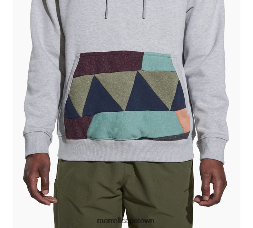 Grey Heather F60FX2557 Scrap Pullover Hoody (JMS26641-050) Merrell
