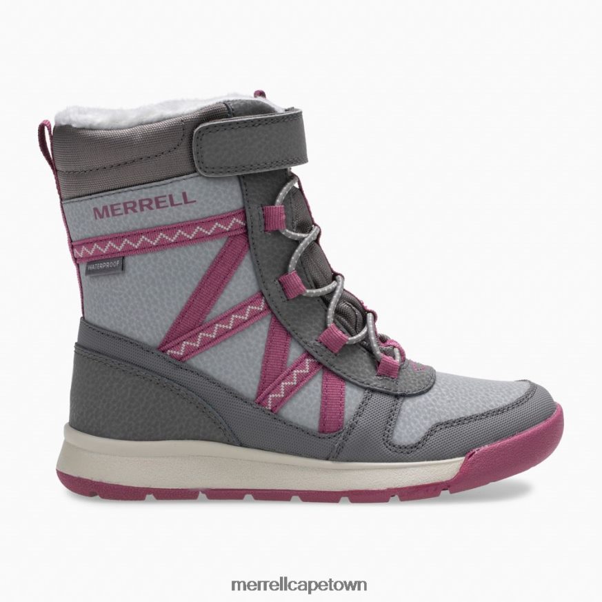 Grey/Berry F60FX21506 Snow Crush 20 Waterproof Boot (MK163129K) Merrell