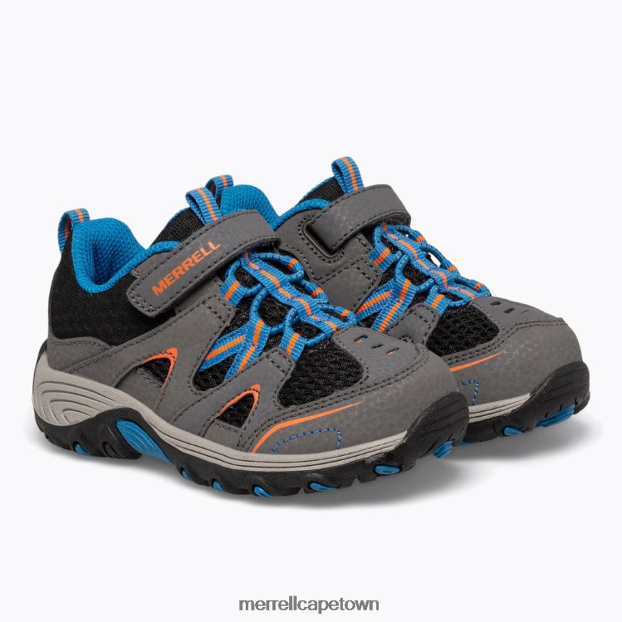 Grey/Black F60FX21342 Trail Chaser Jr Shoe (ML262595) Merrell