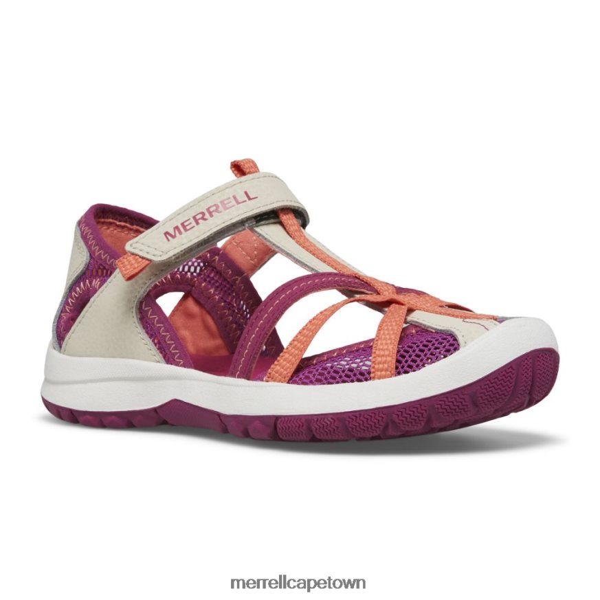 Grey/Coral F60FX21414 Dragonfly Sandal (MK166805K) Merrell