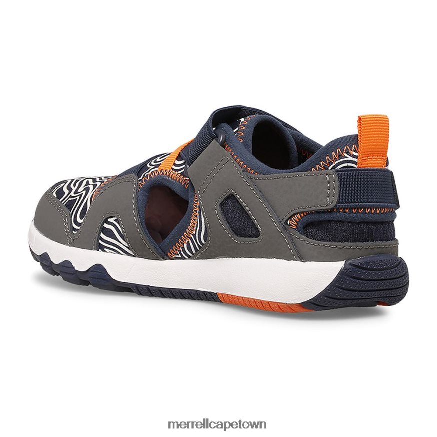 Grey/Navy F60FX21503 Hydro Free Roam Chroma Monarch Sandal (MK265855K) Merrell