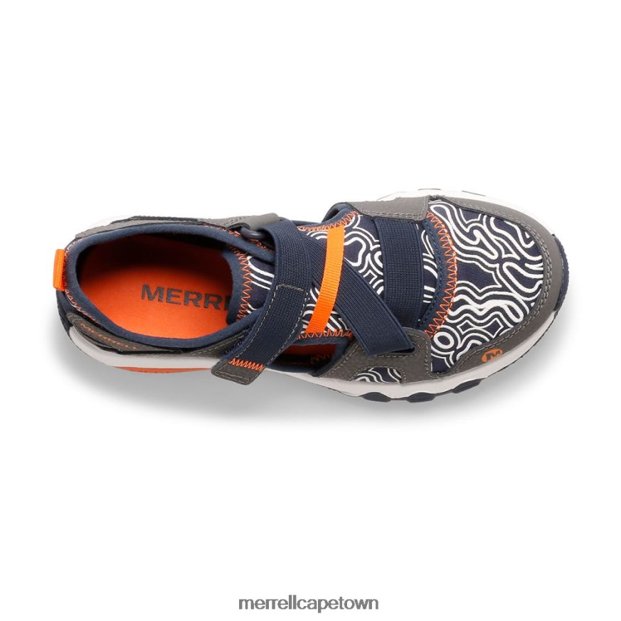 Grey/Navy F60FX21503 Hydro Free Roam Chroma Monarch Sandal (MK265855K) Merrell