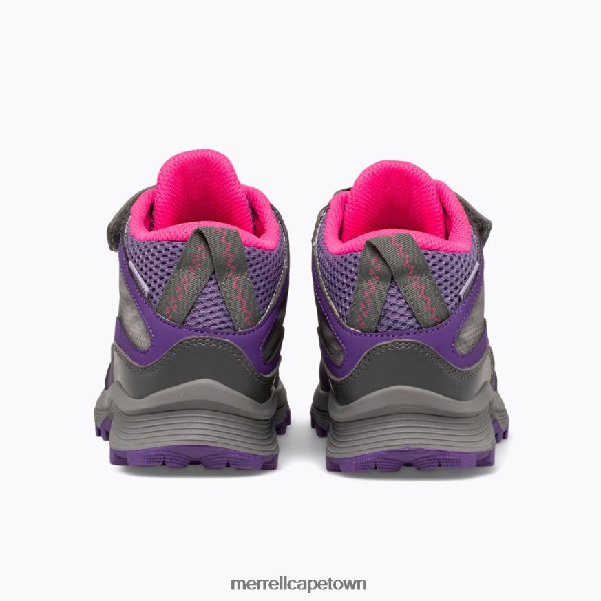 Grey/Pink/Purple F60FX21387 Moab Speed Mid A/C Waterproof (MK165209) Merrell