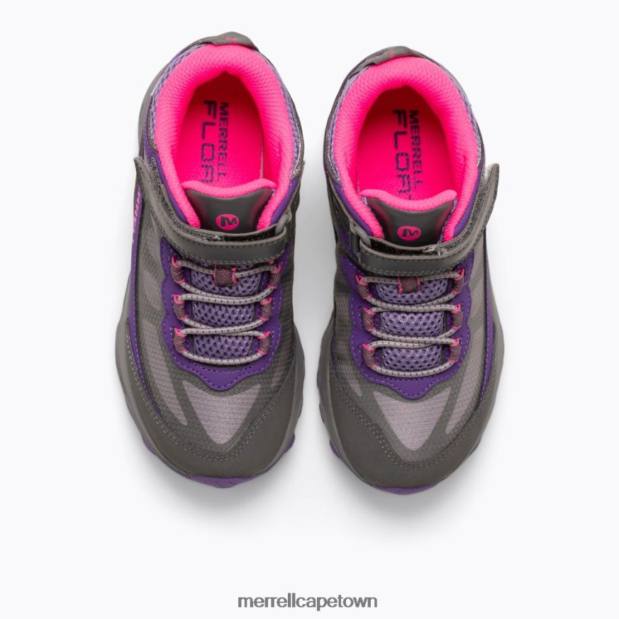 Grey/Pink/Purple F60FX21387 Moab Speed Mid A/C Waterproof (MK165209) Merrell