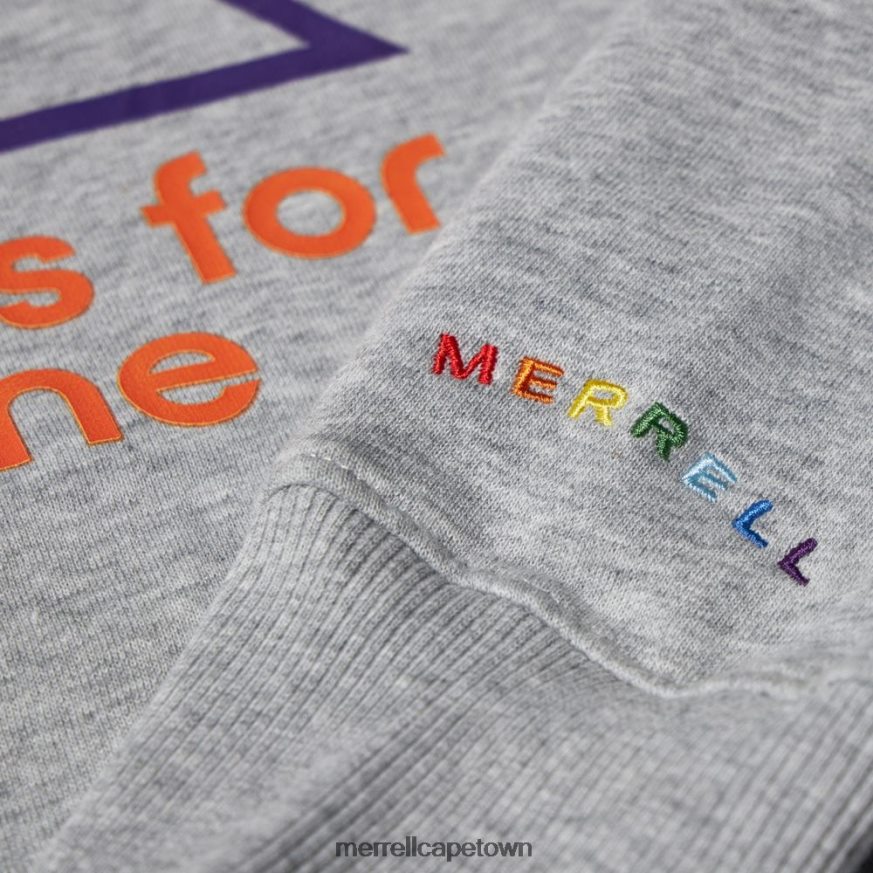 Heather Gray F60FX2748 Outdoors Is For Everyone Crewneck Sweatshirt (JMS26875-050) Merrell