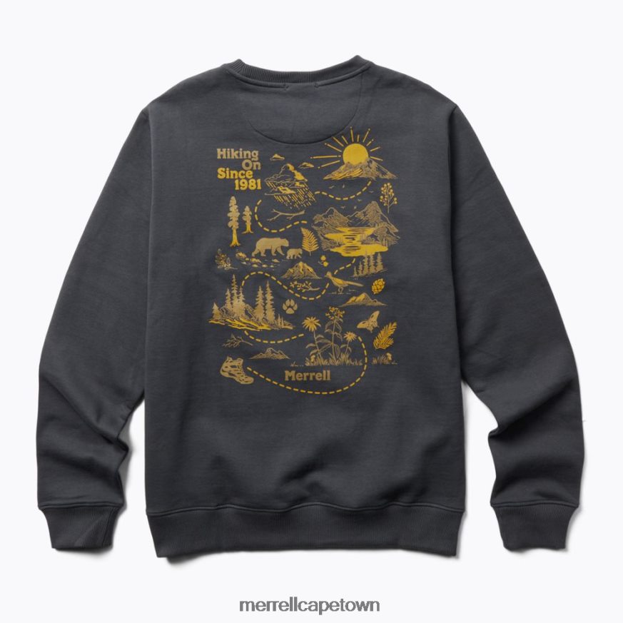 India Ink F60FX2697 Life\s An Adventure Crew Neck Fleece (JMF26623-425) Merrell