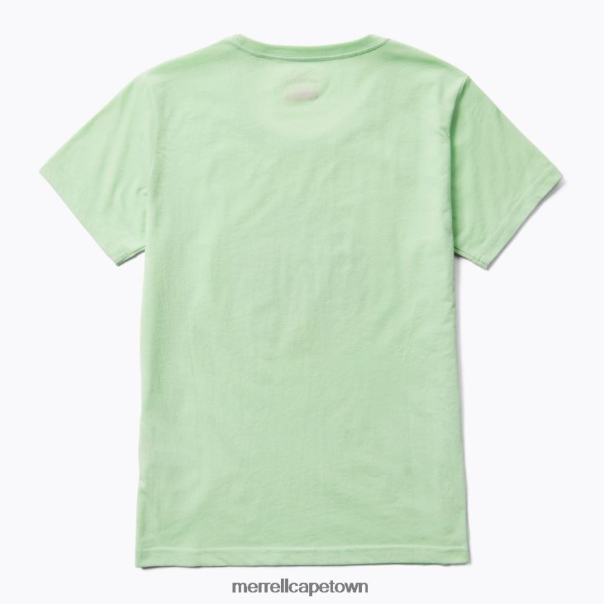 Mist Green F60FX21266 Short Sleeve Tee (JWS26683-330) Unlikely Hikers X Merrell