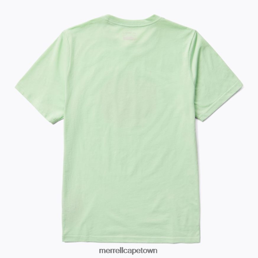 Mist Green F60FX2450 Short Sleeve Tee (JMS26681-330) Unlikely Hikers X Merrell