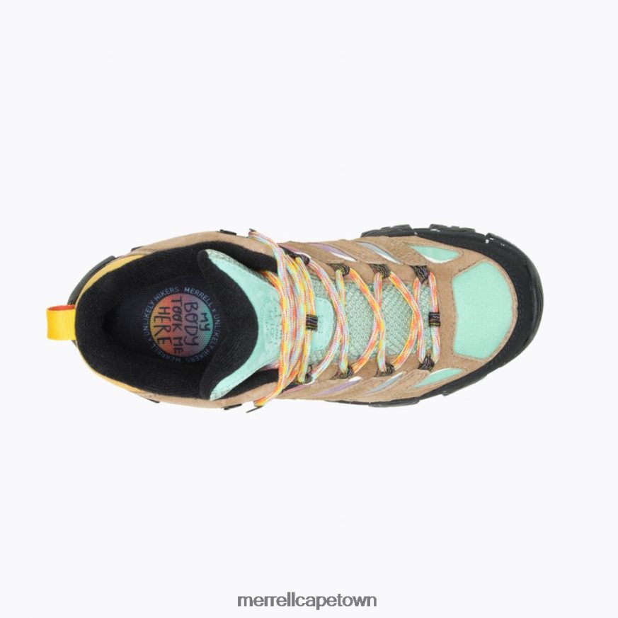 Multi F60FX21303 Moab 3 Mid Waterproof X Unlikely Hikers Wide Width (J499994W) Merrell