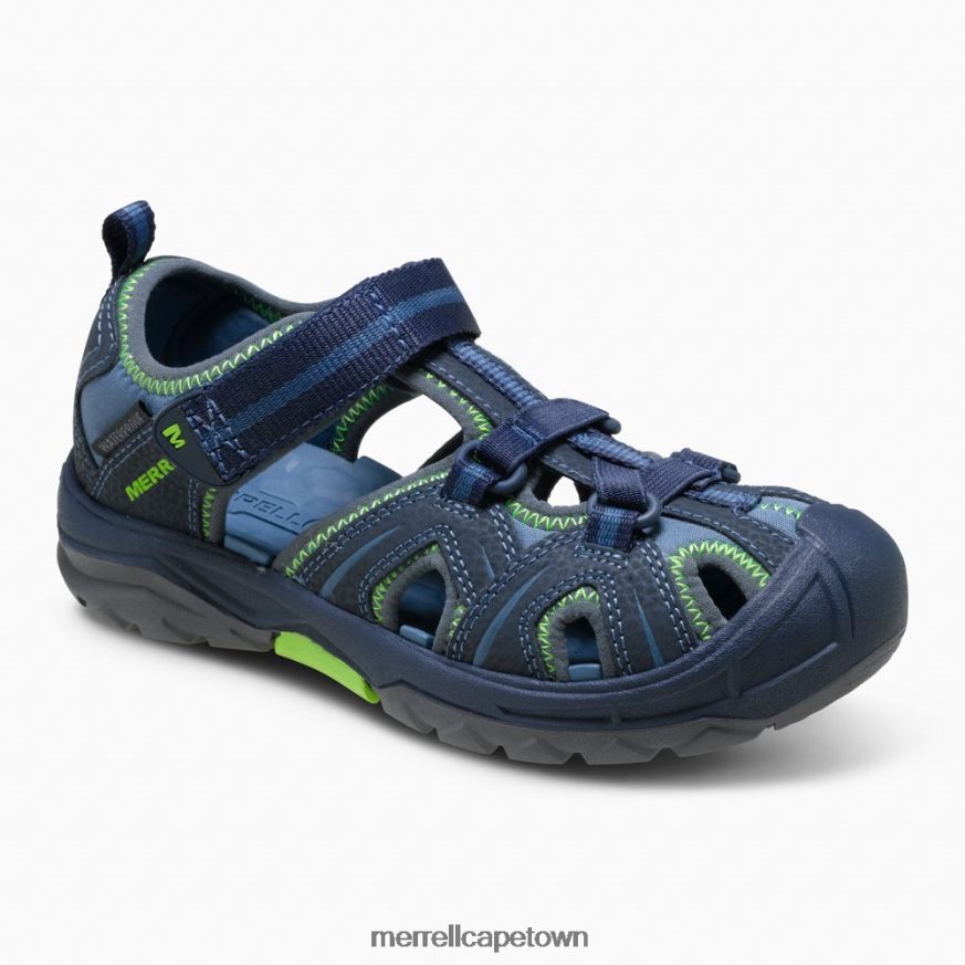 Navy / Green F60FX21413 Hydro Sandal (MY53375) Merrell