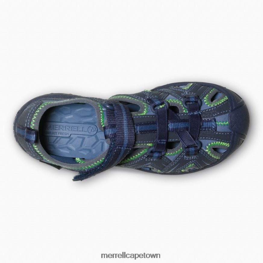 Navy / Green F60FX21413 Hydro Sandal (MY53375) Merrell