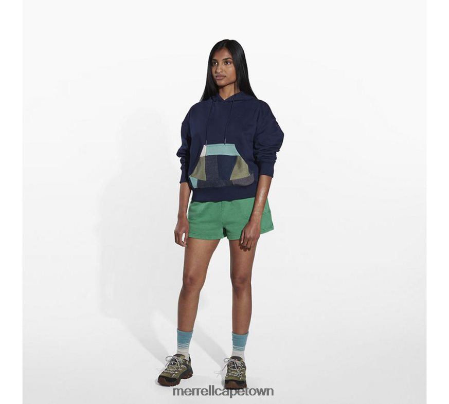 Navy F60FX21240 Scrap Pullover Hoody (JWS26642-353) Merrell