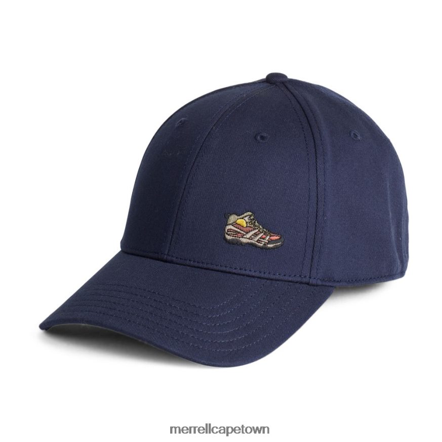Navy F60FX2545 Moab Twill Elastic Hat (JAS26449-353) Merrell