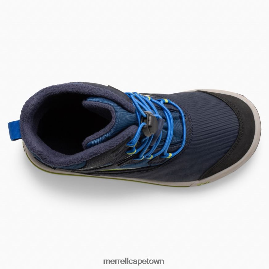 Navy/Citron F60FX21479 Snow Bank 30 Boot (MK266222K) Merrell