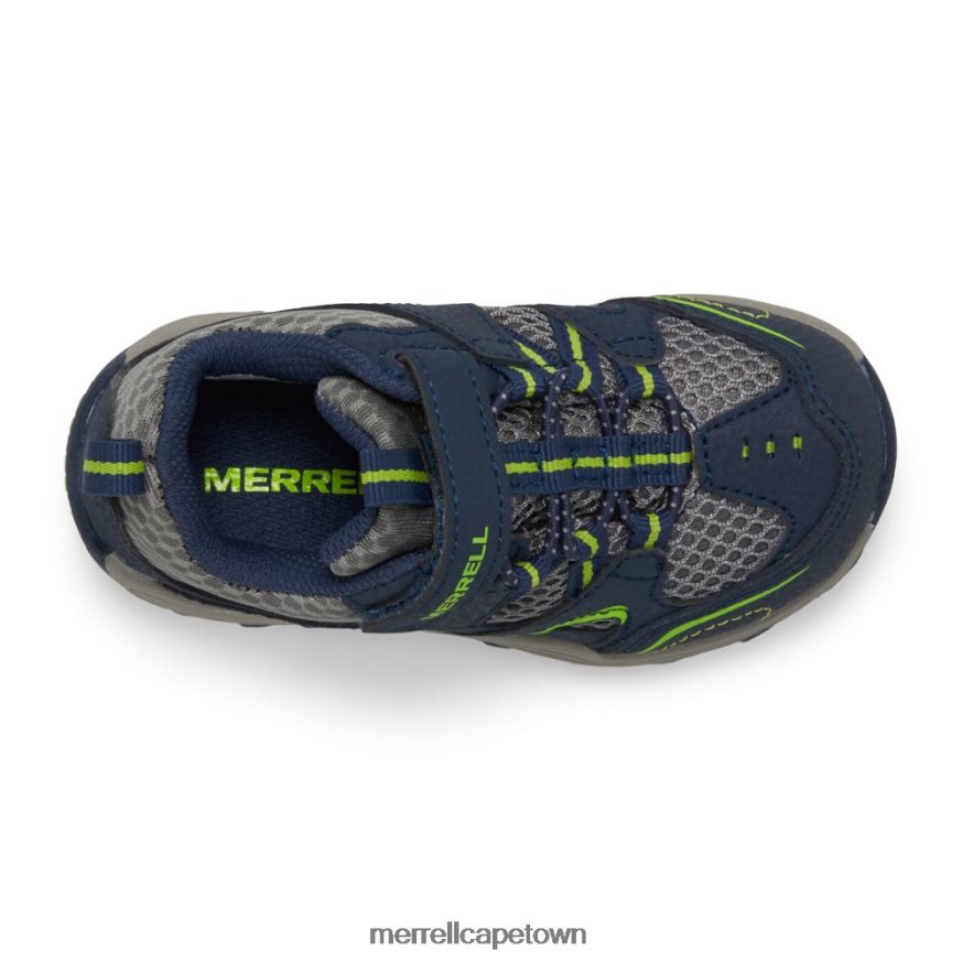 Navy/Green F60FX21344 Trail Chaser Jr Shoe (ML260888) Merrell