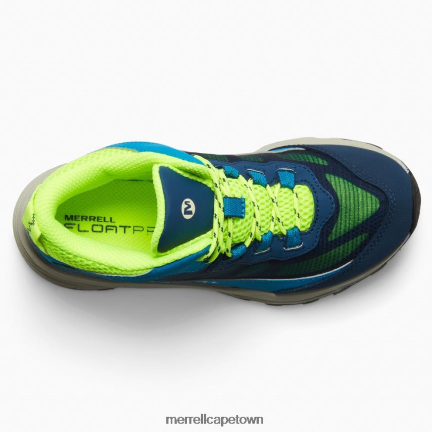 Navy/Hi Viz F60FX21380 Moab Speed Mid Waterproof (MK266776) Merrell