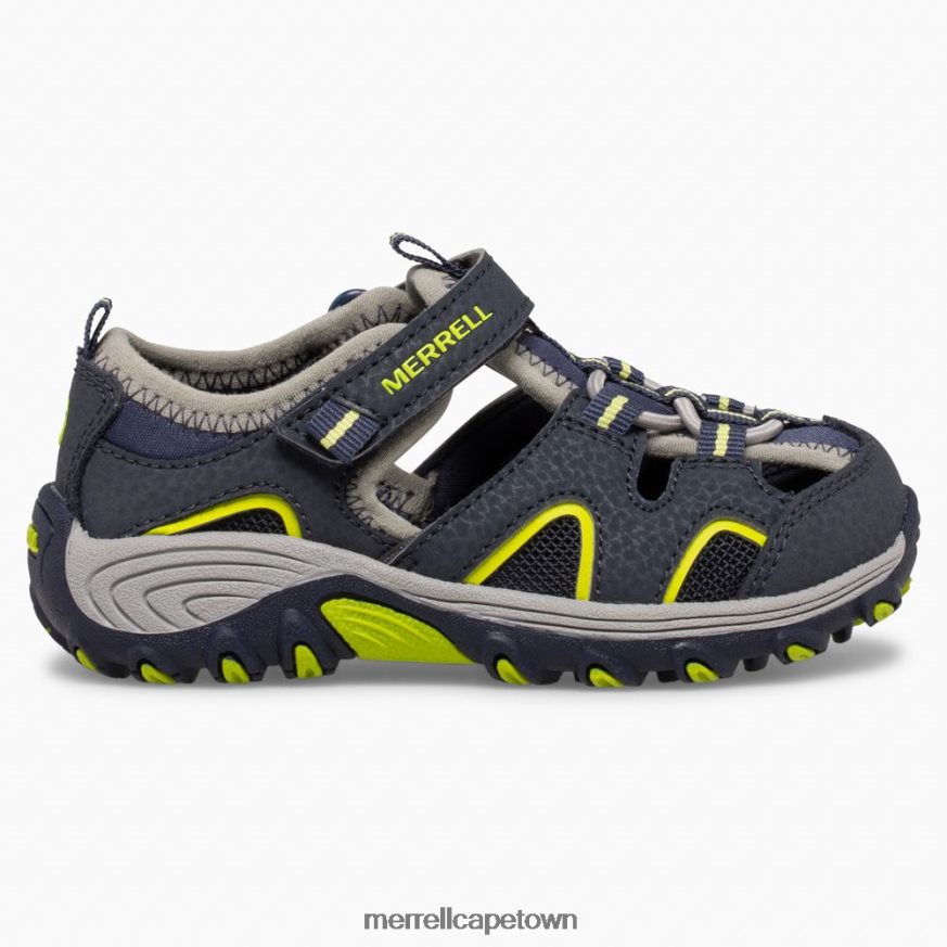 Navy/Lime F60FX21406 Hydro H2O Hiker Jr Sandal (ML265932) Merrell