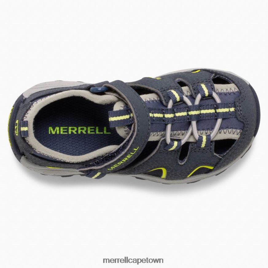 Navy/Lime F60FX21406 Hydro H2O Hiker Jr Sandal (ML265932) Merrell