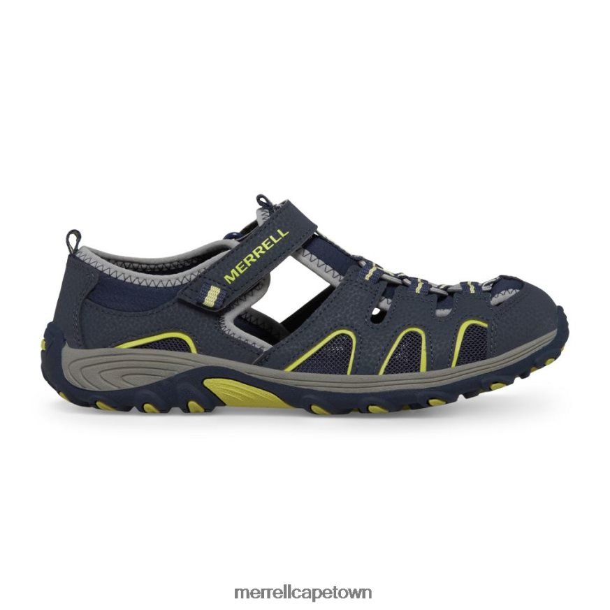 Navy/Lime F60FX21412 Hydro H2O Hiker Sandal (MK262163) Merrell