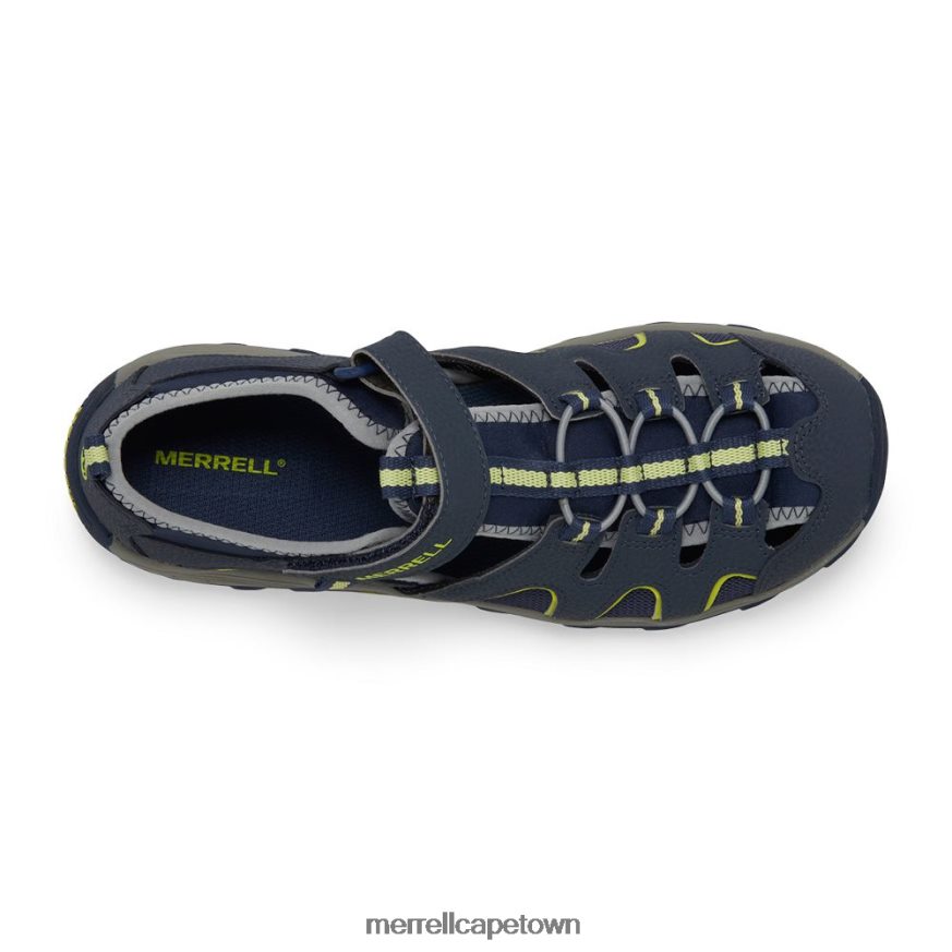 Navy/Lime F60FX21412 Hydro H2O Hiker Sandal (MK262163) Merrell