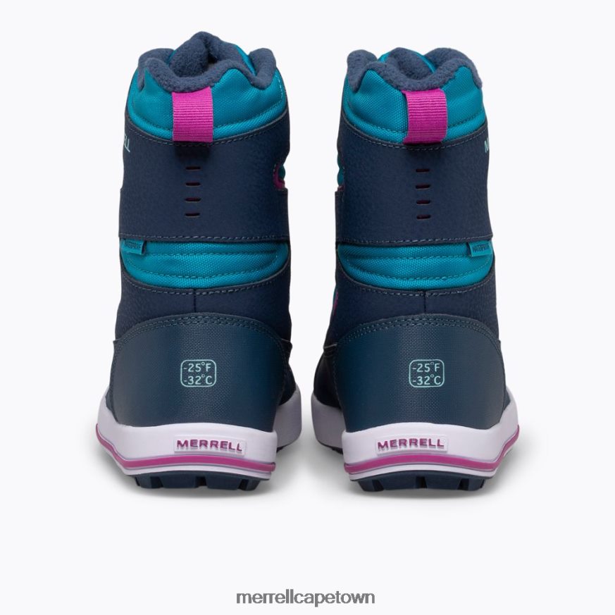 Navy/Turquoise F60FX21483 Snow Bank 30 Boot (MK165186K) Merrell