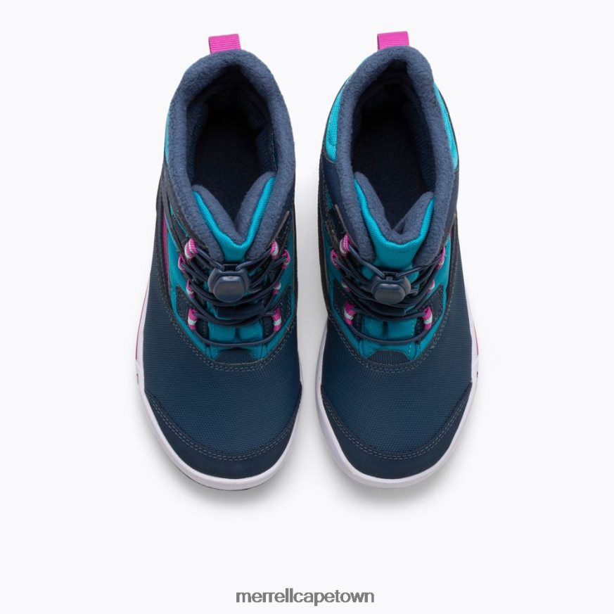 Navy/Turquoise F60FX21483 Snow Bank 30 Boot (MK165186K) Merrell