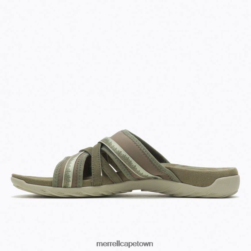 Olive F60FX21071 Terran 3 Cush Slide (J004586) Merrell