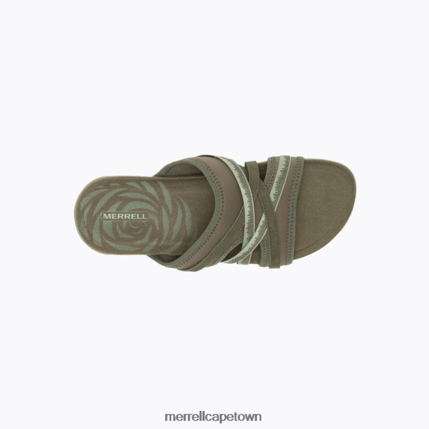 Olive F60FX21071 Terran 3 Cush Slide (J004586) Merrell