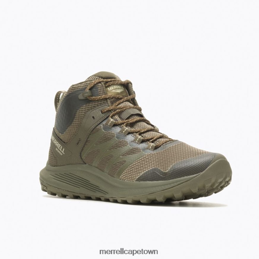 Olive F60FX2383 Nova 3 Mid Tactical Waterproof Boot (J005053) Merrell