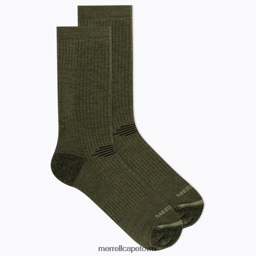 Olive F60FX2744 Elite Tactical Crew Sock (JSS26713-310) Merrell
