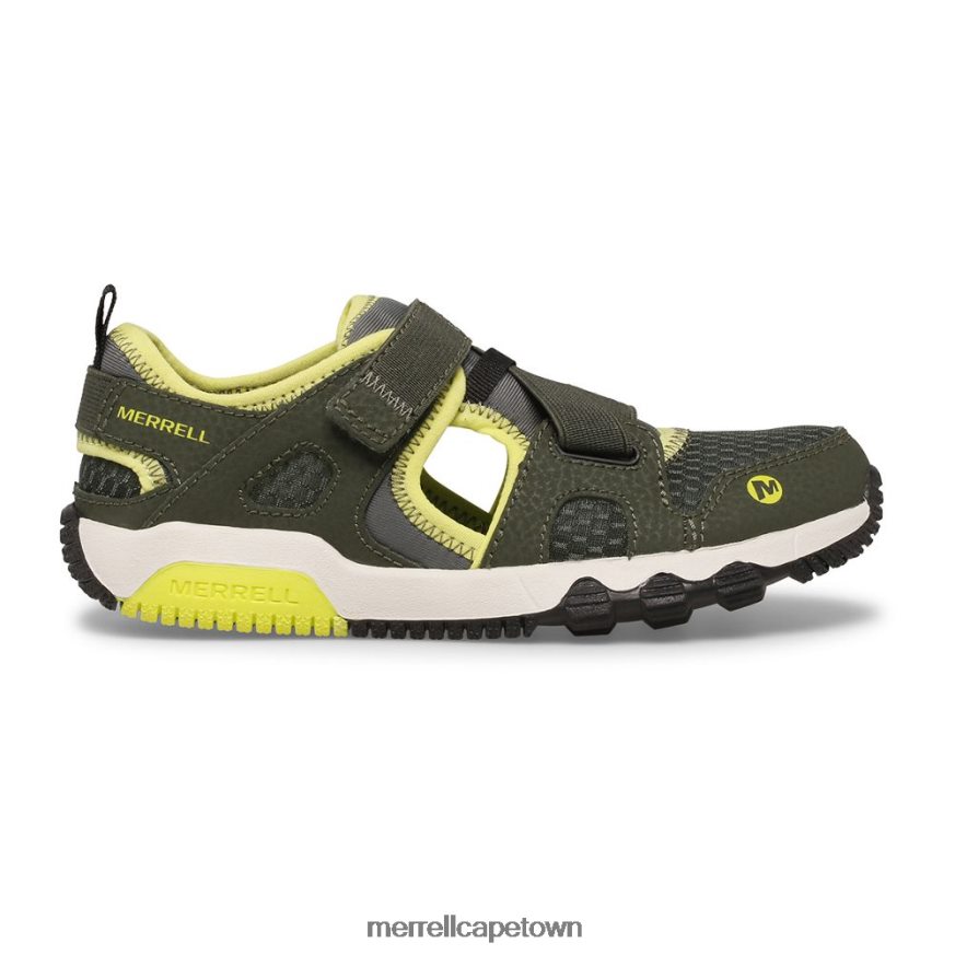 Olive/Lime F60FX21501 Hydro Free Roam Monarch Sandal (MK265670K) Merrell