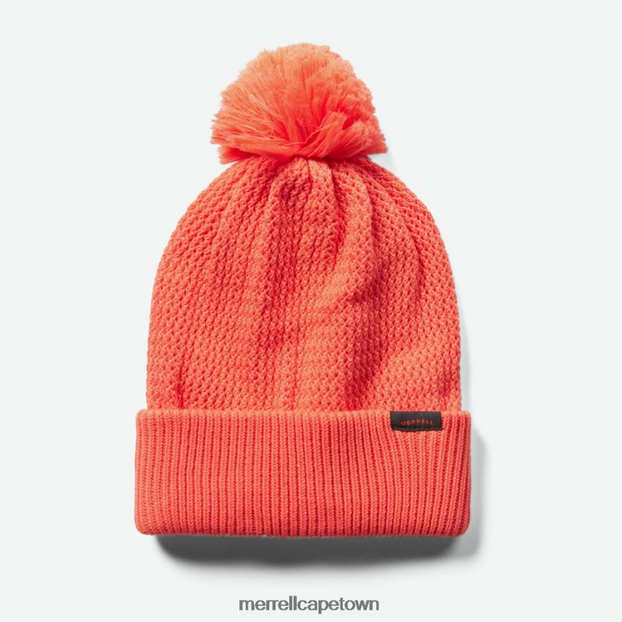 Peach Echo F60FX2375 Waffle Bobble Beanie (JAF26648-628) Merrell